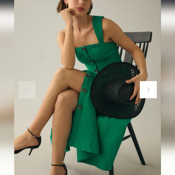 Anthropologie Dresses & Skirts - Anthropologie Maeve Square Neck Buttondown Dress